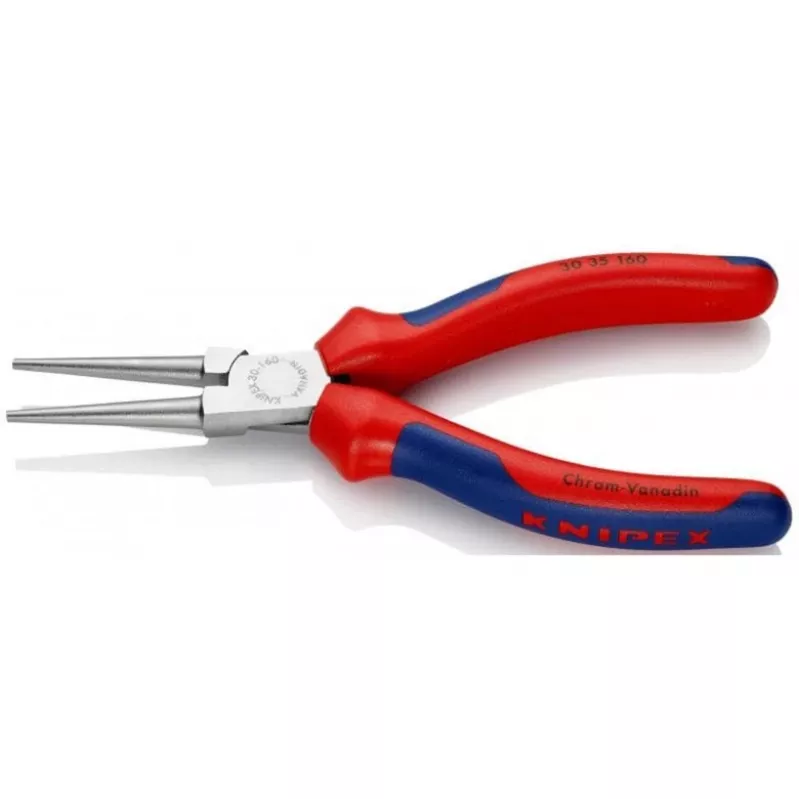 KNIPEX 30 35 160 - nõeltangid - 2,5 mm - 4,1 cm - teras - sinine/punane - 16 cm
