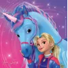 Pusle Ravensburger Unicorn Academy — 3 x 49 tk, komplekt lastele