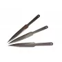 Spordiviskamisnoad KAL22 LIDER komplekt 3 tk — legeerteras, 275 mm pikkus, 165 mm tera, 50 HRC, 240 g, hõbedane viimistlus