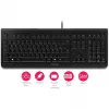 CHERRY KC 1000 klaviatuur kontor USB QWERTY hispaania must
