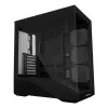Lian Li Vector V100 Midi Tower — Must läbipaistva paneeliga, toetab 3×120 mm külje- + 1×120 mm tagumist ventilaatorit, 3,5-tolline HDD, 2,5-tolline SSD, 235,5×446×484,6 mm