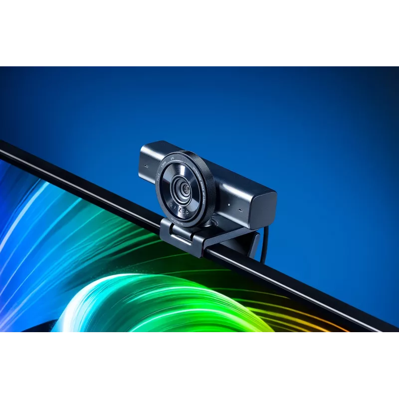 Razer | Veebikaamera | Kiyo V2 | MJPEG kuni 4K 30 FPS, 1080p 60 FPS, YUY2 kuni 4K 15 FPS, 1080p 60 FPS, NV12 kuni 4K 20 FPS, 1080p 60 FPS