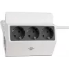 Brennenstuhl 1150070, 3 m, 3 vahelduvvooluväljundit, siseruumidesse, IP20, antratsiit, valge, 16 A