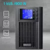 UPS QOLTEC Pure Sine Wave 1kVA 800W AVR-i ja LCD-ekraaniga