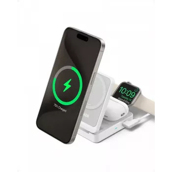 MagGo 3-in-1 15W kokkupandav valge EU