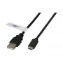 Efb K5258SW.0,5 USB-kaabel Must