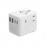 Reisiadapter GEMBIRD TPA-2A3C70-01-W — I tüüpi pistik, 3× USB-C (70W), 2× USB-A (18W), 100–250V, valge