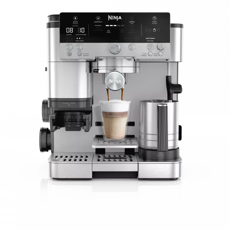 Espressomasin Ninja ES601EU — 2 L veepaak, 1 tassi maht, must/roostevaba teras