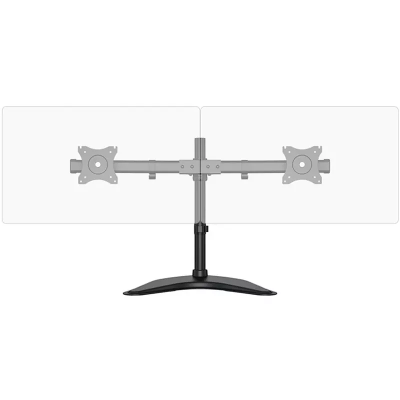HAGOR HA FS - kinnituskomplekt (lauale kinnitatav hoidik) - 2 LCD-ekraanile - must - ekraani suurus: 38-68 cm (15-27 tolli)