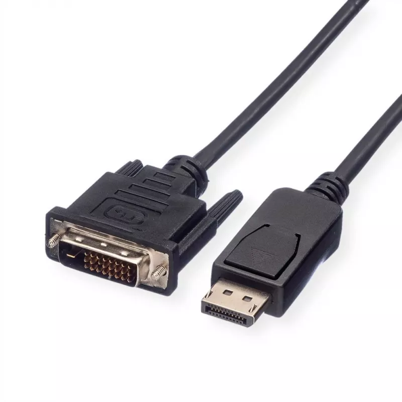 DisplayPort Kaabel VALUE DP-DVI (24+1) LSOH M/M 1 m
