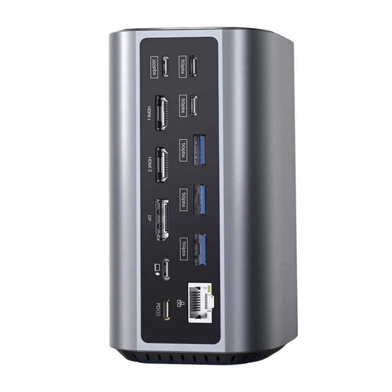 Dokkimisjaam BlitzWolf BW-TH15 17in1 — 2x HDMI, DisplayPort, 4x USB-C