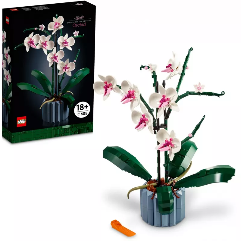LEGO 10311 Icons Orhidee Kunsttaimede Ehituskomplekt Lilledega Kodukaunistuse Aksessuaar Täiskasvanutele Botaaniline Kollektsioon Kingitus Abikaasale