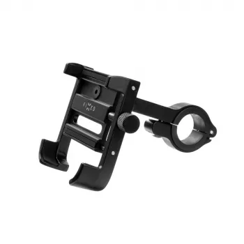 Tahvelarvuti ja nutitelefoni hoidik FIXED Holder Fixed Bikee ALU 2 reguleeritav 360° must, alumiinium, reguleeritav klamber