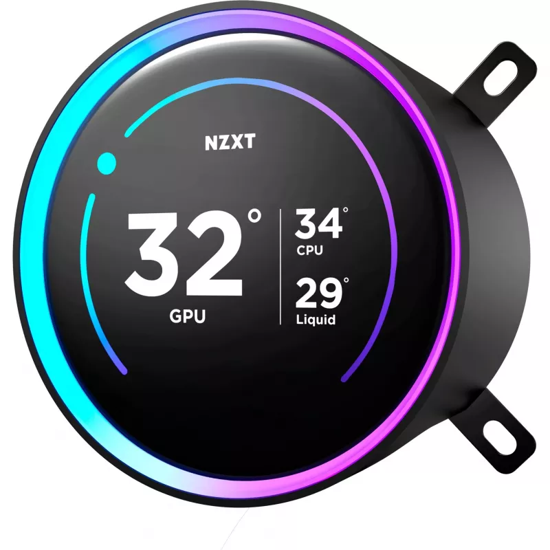 NZXT Kraken Elite 360 RGB protsessori universaalne vedelikjahuti 12 cm Must 1 tk