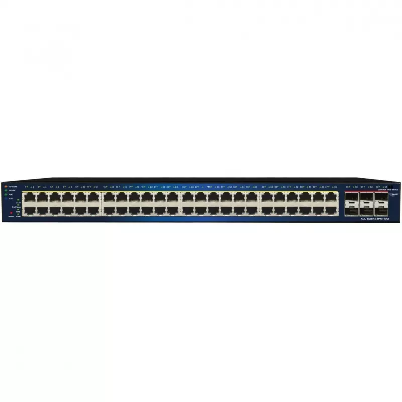 Hallatav PoE lüliti ALLNET ALL-SG8454PM-10G 48+6 PoE pordi ja 10G üleslingiga