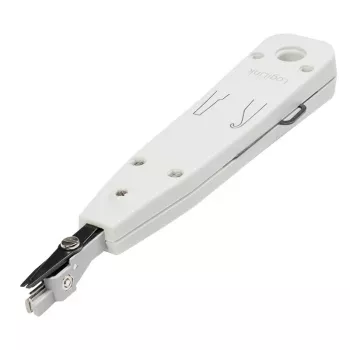 Kaablikrimper LOGILINK WZ0001A RJ45/RJ11 jaoks, sisseehitatud lõikur ja eemaldaja, valge