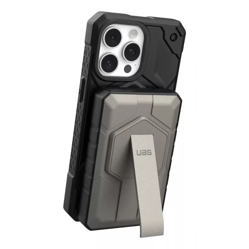 Urban Armor Gear 9B4411114036 akupank 10000 mAh Juhtmevaba laadimine Must, Titaan
