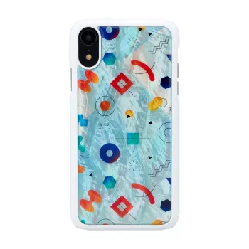 iKinsi nutitelefoni ümbris iPhone XR-ile — valge Poppin Rock kaitseümbris