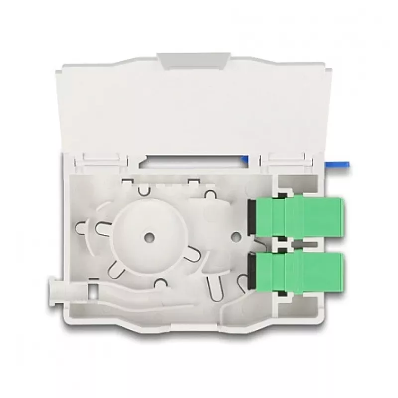 Optical Fiber Connection Box DeLOCK 85935 SC Simplex Valge