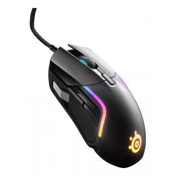Mänguhiir STEELSERIES Rival 5 — paremakäeline, TrueMove Air andur, 18 000 DPI, 9 programmeeritavat nuppu, USB Type-A, IP54