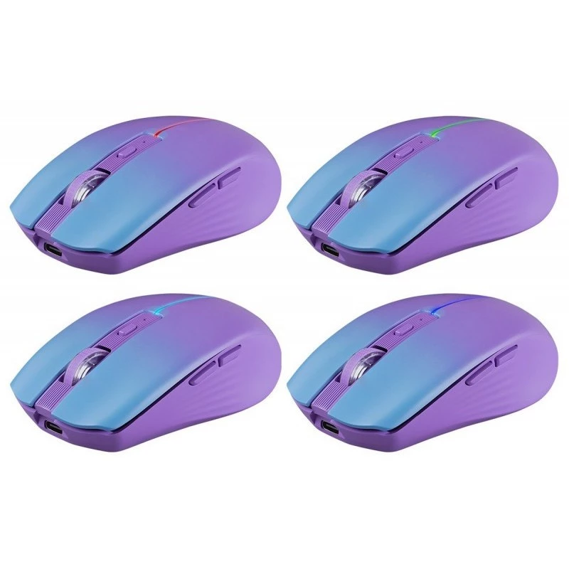 hiir DEFENDER MYSTERY MM-301 RF+BT lilla 1600dpi 6P