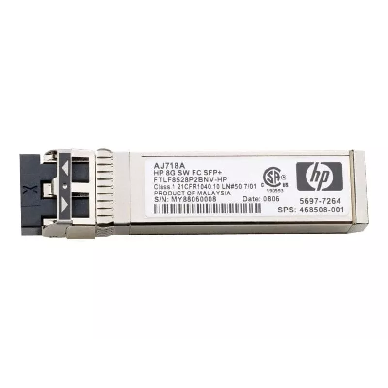 transiiver moodul HPE 8Gb lühilaine Fibre Channel SFP+