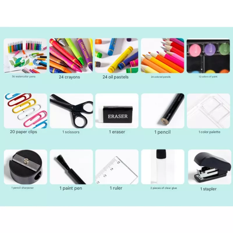 Extralink Express Art Set for Painting, 150-osaline kunstikomplekt