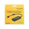 USB-jaotur DeLOCK USB 3.0 USB-C 3 porti