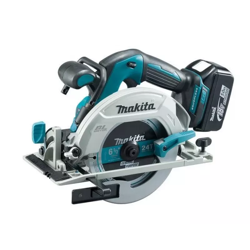 Makita DHS680RTJ kaasaskantav ketassaag 16,5 cm Must, Hall, Türkiis 5000 RPM