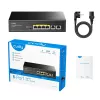 Võrgukommutaator Cudy GS1006P haldamata Gigabit Ethernet 6-pordi PoE, 12 Gbit/s, 2048 MAC, must