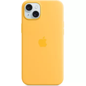 Silikoonist ümbris Apple iPhone 15 Plus MagSafe oranž