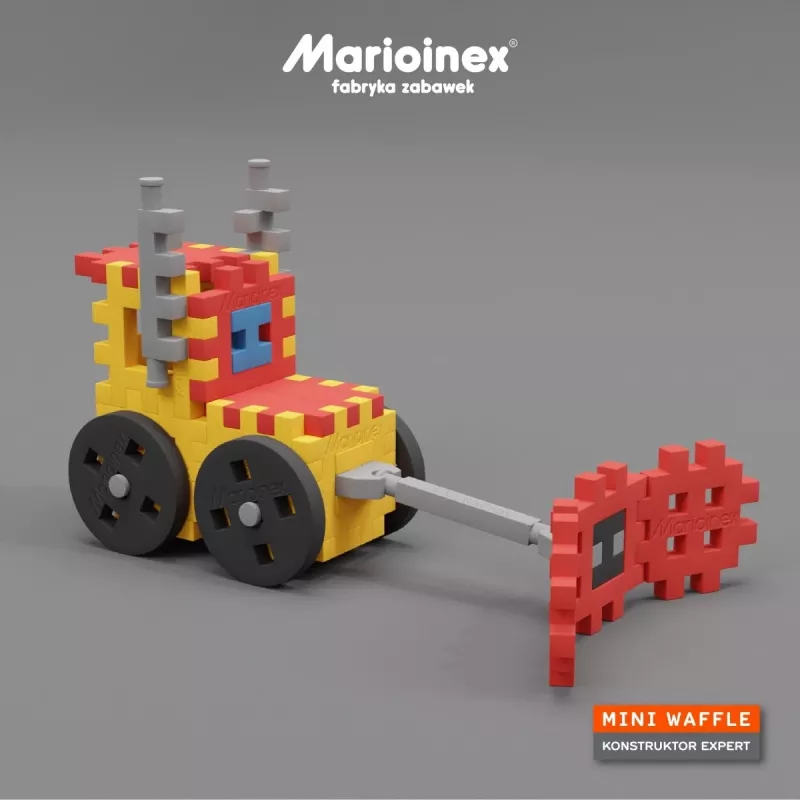 Mängukonstruktorikomplekt Marioinex Mini Waffle Constructor — 141 tk, mitmevärviline, vanusele 5+