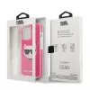 Karl Lagerfeld KLHCP13XTPECPI Iphone 13 Pro Max 6,7 kõva ümbris fuksia/FUSCHIA Choupette pea