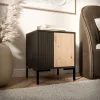 Öölaud Cama Meble MERCI 44x40x52,5 cm, must ja tamm, MDF/puitlaastplaat, 2 tk pakend
