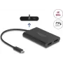 DELOCK Adapter USB USB-C kahele DisplayPort 4K 60 Hz — mudel 64308