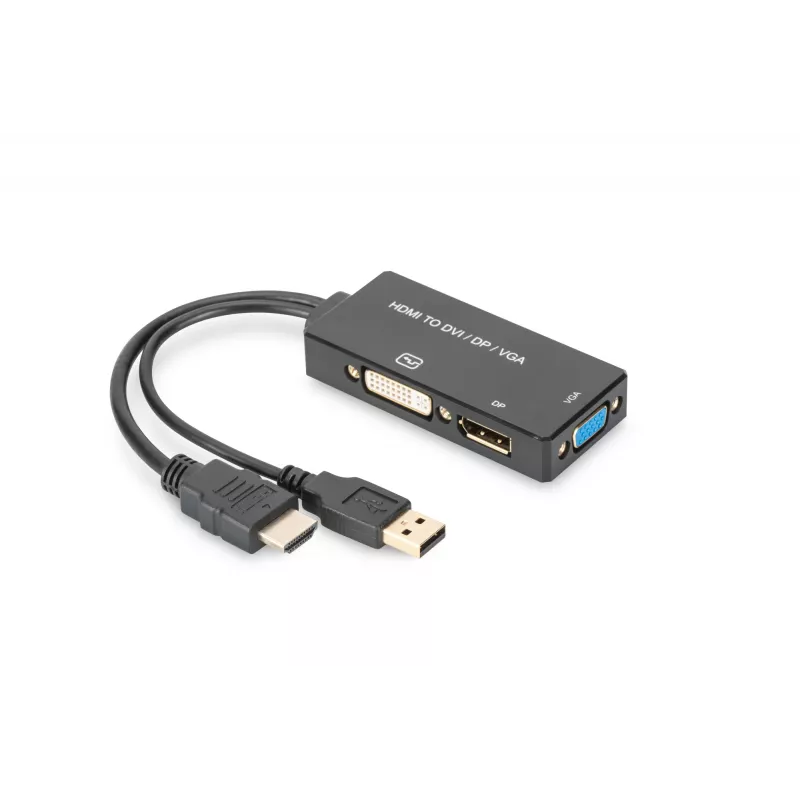 HDMI 3in1 adapter Digitus AK-330403-002-S
