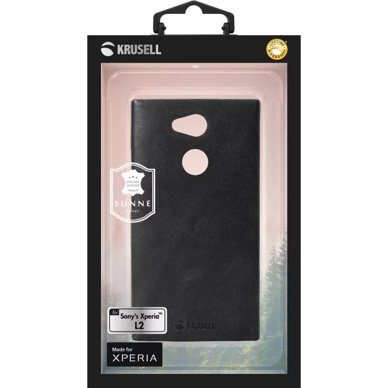 Krusell SUNNE ümbris Sony Xperia L2 14 cm (5,5 tolli) Must