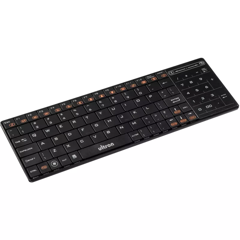 Klaviatuur Ultron UMT-BT Bluetooth QWERTZ saksa must