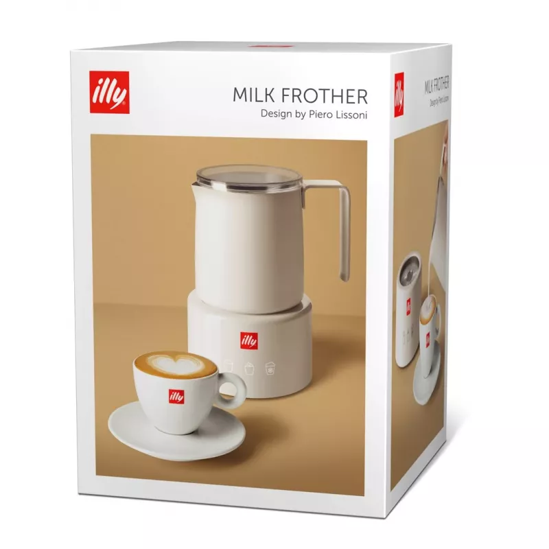 Automaatne piimavahustaja Illy 22984 valge roostevaba teras AC 230V