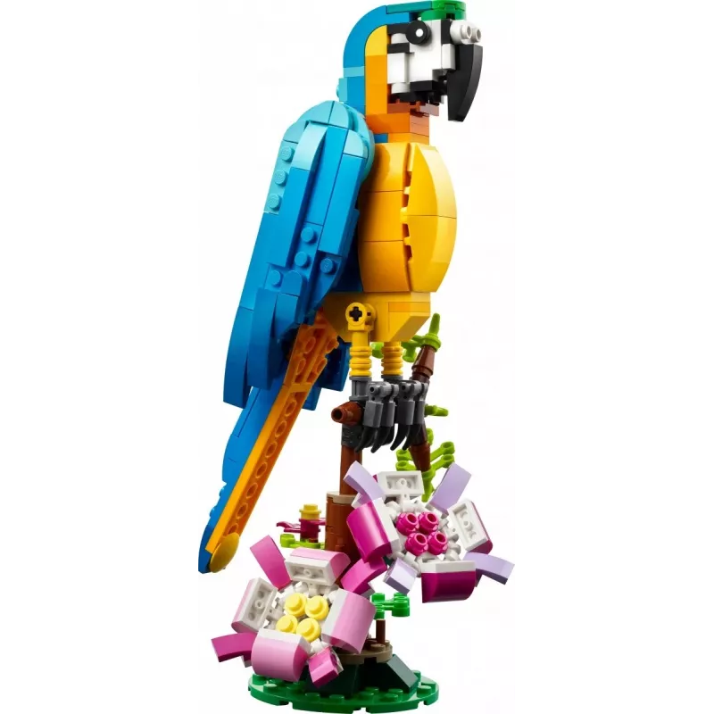 LEGO ehituskomplekt Eksootiline Papagoi 31136 — Creator vitriinmudel, 253 tükki, 220×120×110 mm