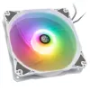120mm PWM korpuseventilaatori komplekt BitsPower Notos RGB — valge, 5 tk komplekt (BPTA-FX1812NTWH-5)
