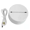 Öölamp Extralink HOME 3D süda optilise illusiooniga voodiäärne lamp USB