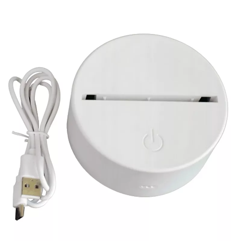 Öölamp Extralink HOME 3D süda optilise illusiooniga voodiäärne lamp USB