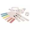 Label Zebra Z-Band Direct Mustvalge