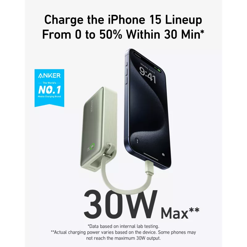 Kaasaskantav akupank Anker A1259G61 10000 mAh