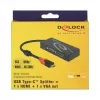 USB-graafikaadapter DeLOCK 87730 3840 x 2160 pikslit Must