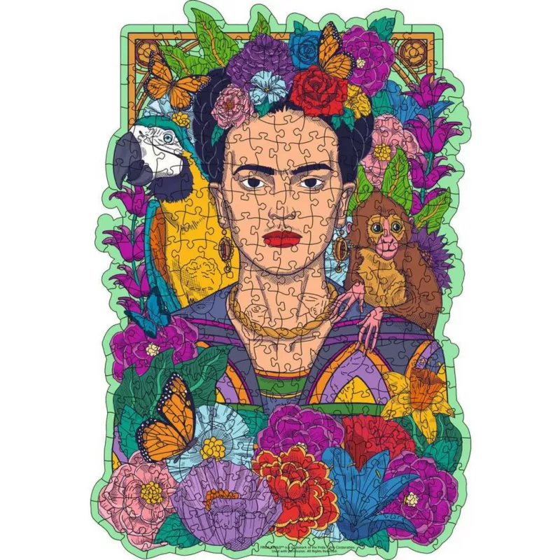 Pusle Ravensburger Frida Kahlo — 300-osaline puidust pusle