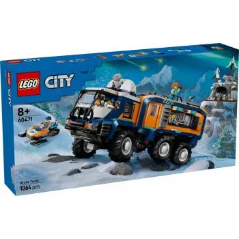 LEGO City Arctic Explorer Truck 60471 — 1064-osaline mängukomplekt 4 minifiguuriga, mobiilne labor, vanusele 8+