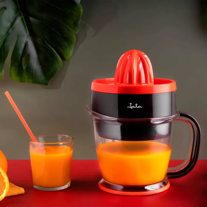 Electric Citrus Press JATA JEEX1422 1.2 L 40 W Must Red Transparent