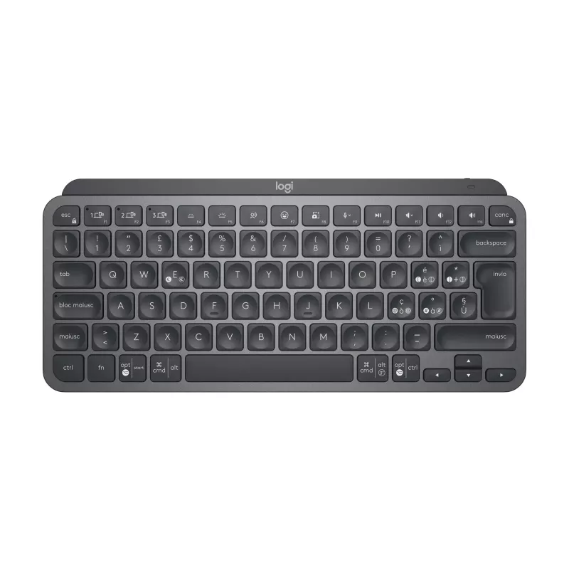 Logitech MX Keys Mini for Business - klaviatuur - taustvalgustusega - juhtmevaba - Bluetooth LE - QWERTY - itaalia - grafiit